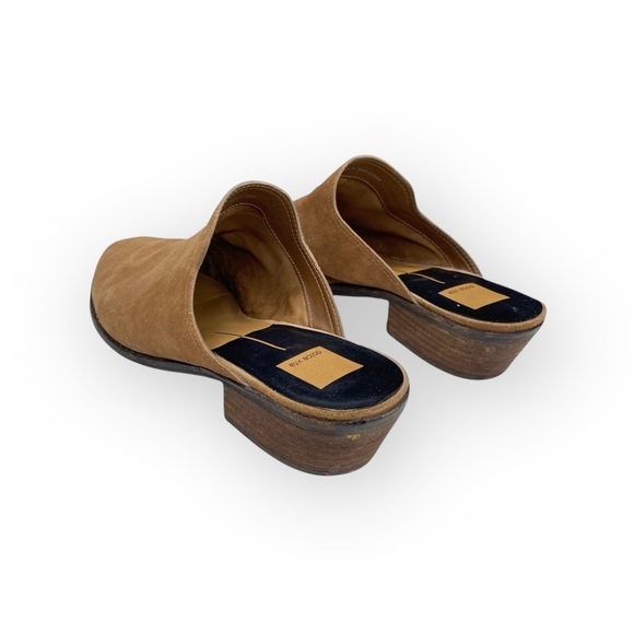 Dolce Vita  Festival Slip On Heeled Mules  Truffle Light Brown Suede  10M  - Picture 5 of 16
